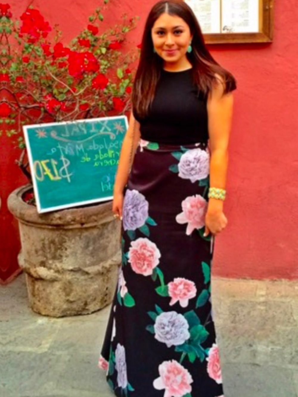 ERIN by Erin Fetherston Sleeveless Floral Maxi Dress Size 2